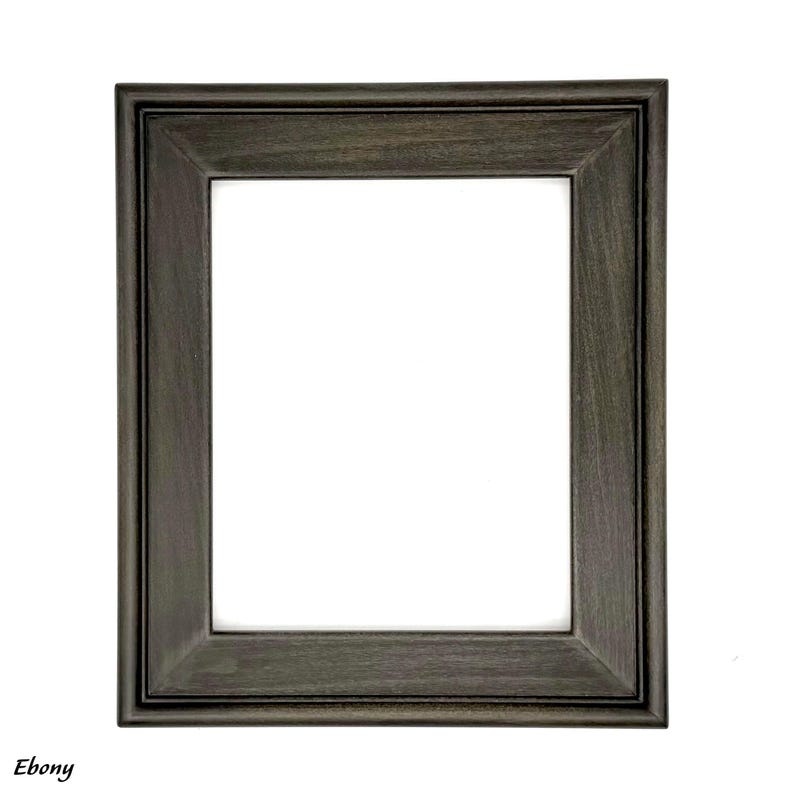4x4 thru 16x20 / Grotta Style / Poplar Wood / Picture Frame / Stain bild 5