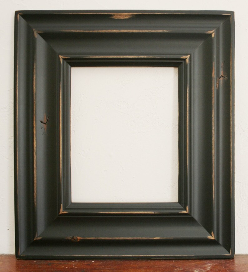 24x36 Picture Frame Madera Style White or Black Knotty Alder