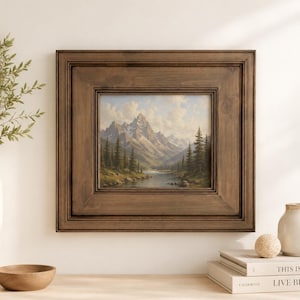4x4 -16x20 / Plein Air Style / Picture Frame / Stain image 1