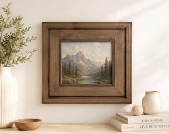 4x4 -16x20 / Plein Air Style / Picture Frame / Stain