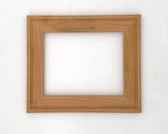 4x4 thru 16x20 / Grotta Style / Poplar Wood / Picture Frame / Stain