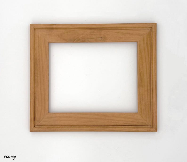 4x4 thru 16x20 / Grotta Style / Poplar Wood / Picture Frame / Stain bild 2