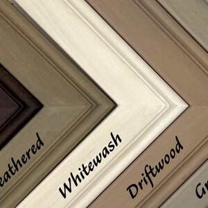 4x4 thru 16x20 / Grotta Style / Poplar Wood / Picture Frame / Stain bild 7