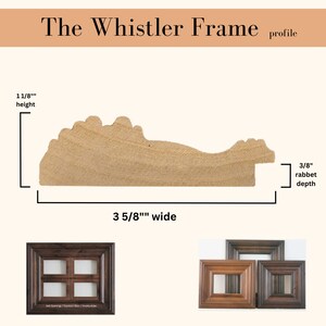 16x24 thru 24x36 / Whistler Style / Large Picture Frame / White, Black, Gray, Brown image 6