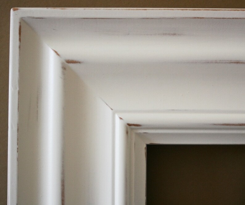 24x36 Picture Frame Madera Style White or Black Knotty Alder