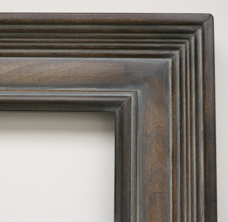 20x20 Picture Frame Gray Washed Brown on Empire