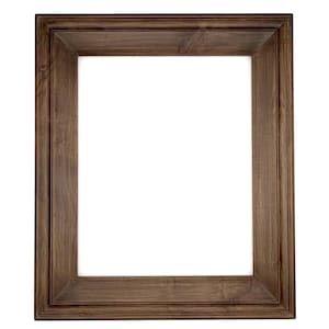 May include: A rectangular espresso-colored wooden picture frame with a white interior. The frame has a detailed, layered design and the word "Espresso" is printed at the bottom left corner.