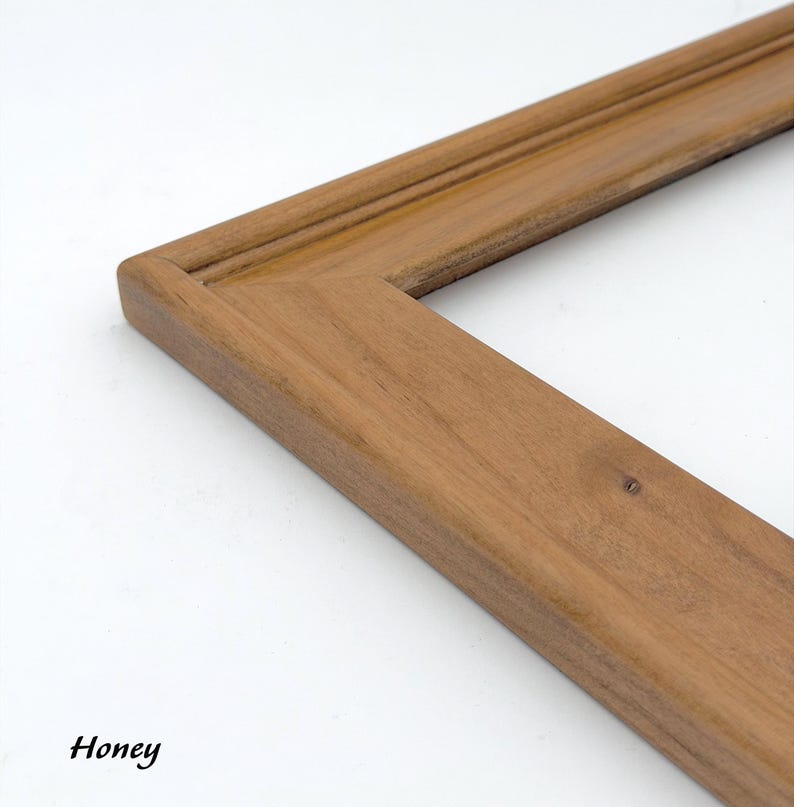 4x4 thru 16x20 / Grotta Style / Poplar Wood / Picture Frame / Stain bild 3