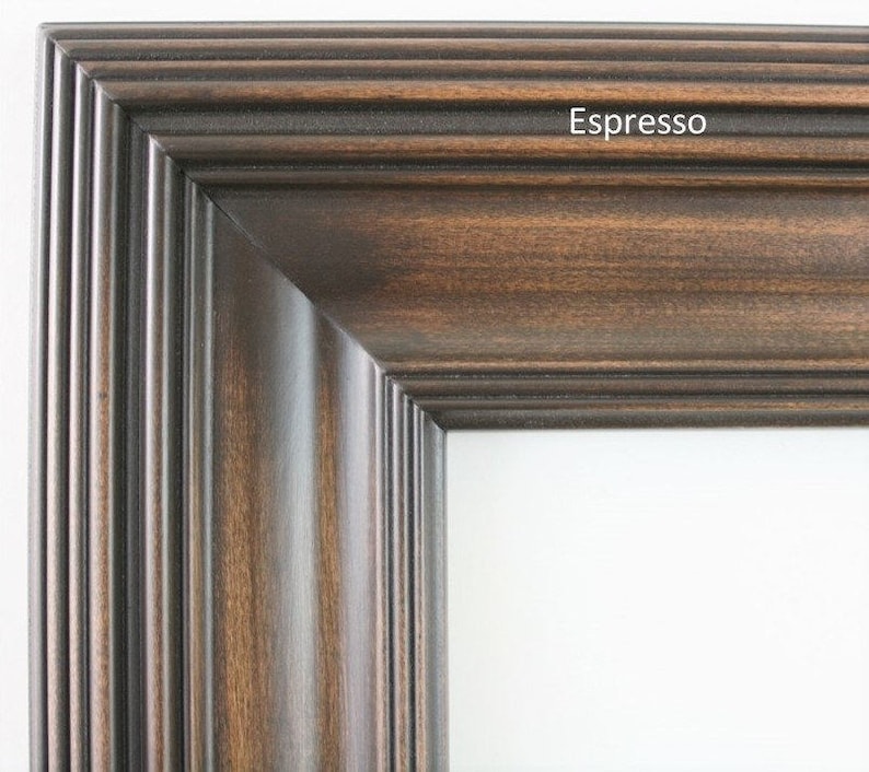 Knotty Alder 24x30 Picture Frame Whistler style in three stained finishes