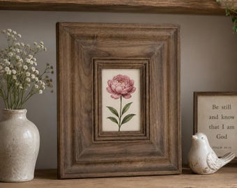 4x4 - 16x20 / Madera Style / Knotty Alder Wood / Picture Frame / Stain