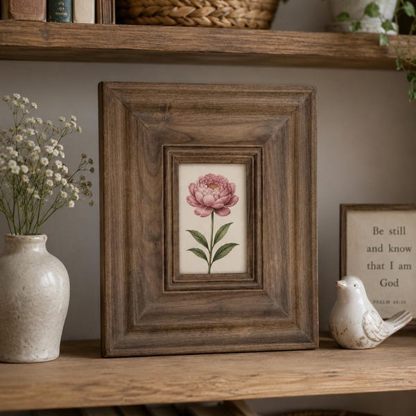 4x4 - 16x20 / Madera Style / Knotty Alder Wood / Picture Frame / Stain