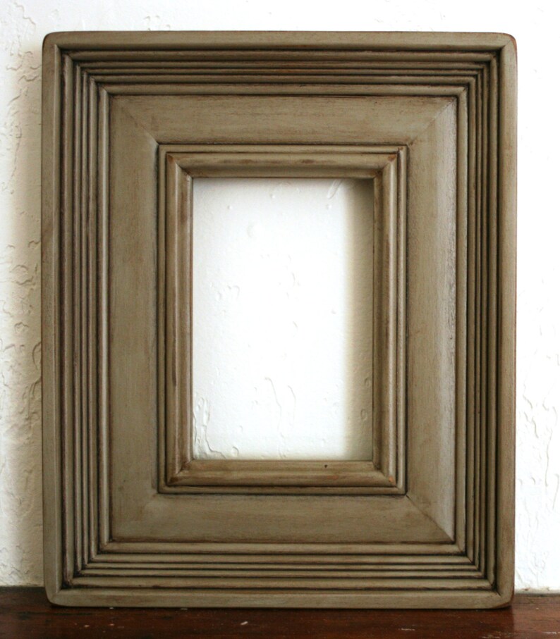 Sizes 8x10 to 12x12 Wood Picture Frame / Flagstone Gray / Etsy