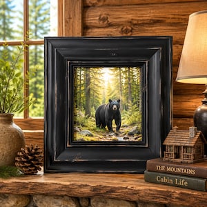 4x4 - 16x20 / Madera Style / Knotty Alder Wood / Picture Frame / Paint