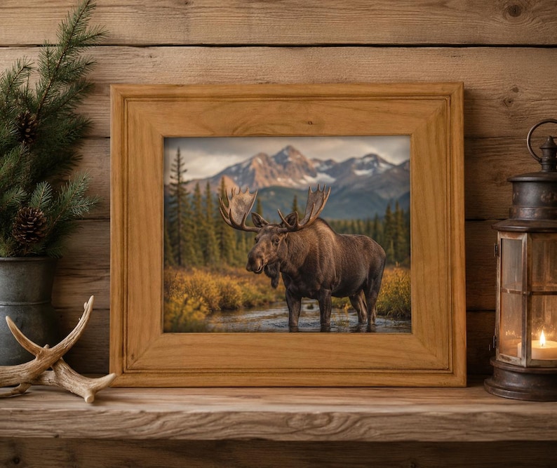 4x4 thru 16x20 / Grotta Style / Poplar Wood / Picture Frame / Stain bild 1