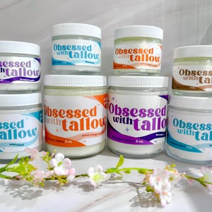 Grass- Fed Whipped Beef Tallow, Face Balm Skin Cream,Natural,Non-Toxic Moisturizer,Body Butter,Lotion Gift ,No Chemicals Additives Fillers