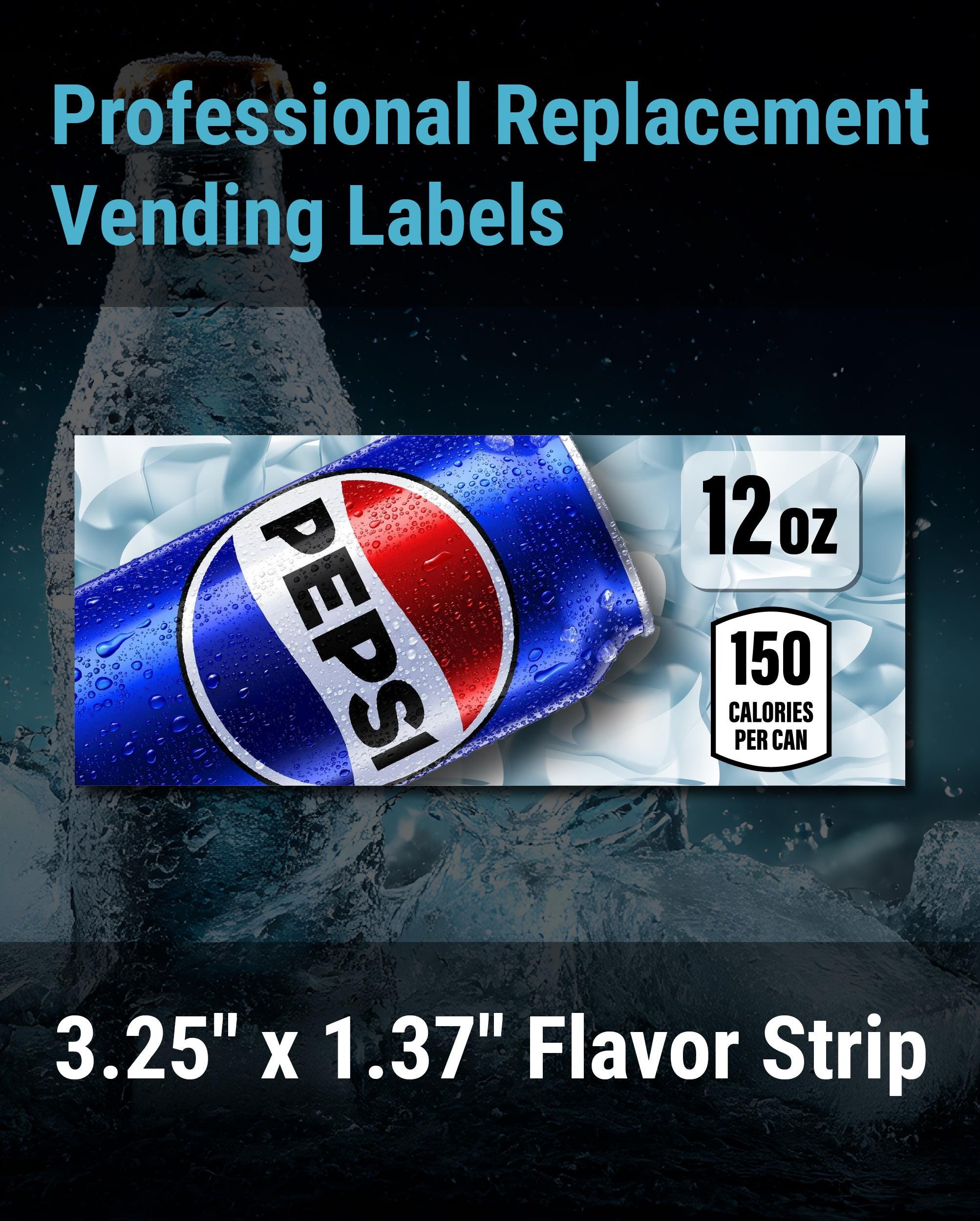 Dixie-narco 12oz Set of 10, No1, SA43 Vending Label Insert – 3.25