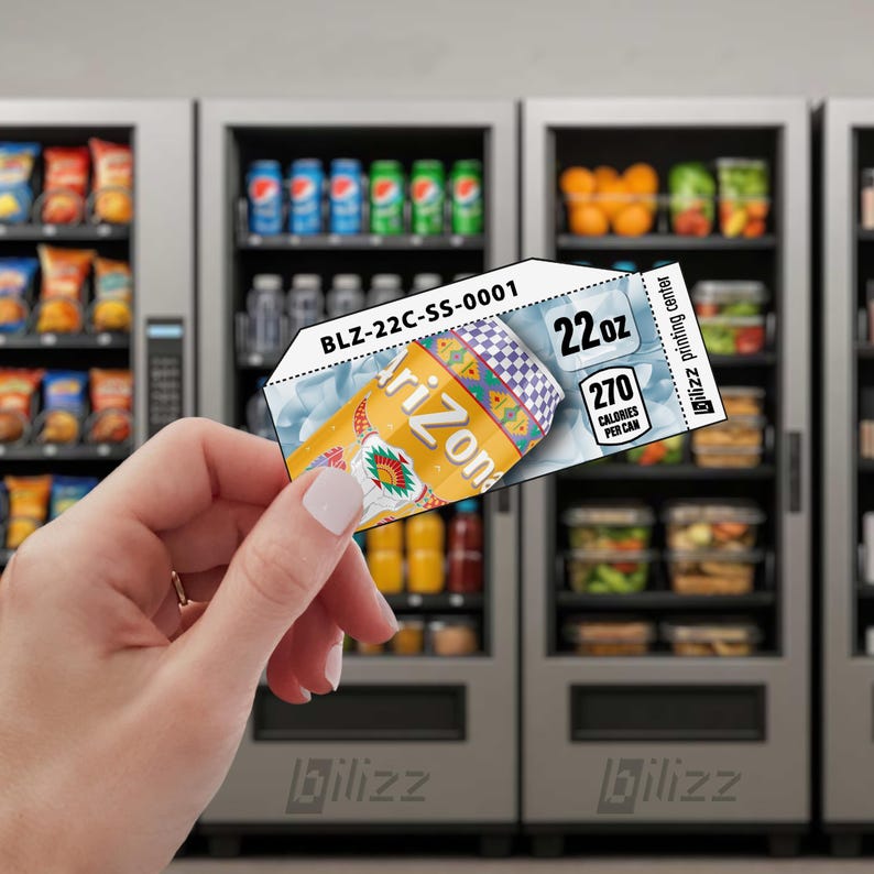 Arizona Cowboy Cocktail Mucho Mango 22oz Vending Machine Label – Size 3 ...