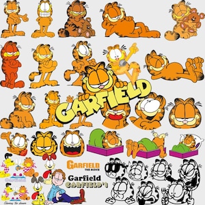 FindingGarfield Svg -Garfield png -Garfield dxf -Garfield eps  Digital Download Digital Files Digital Bundle  Cartoon Bundle Svg Png Dxf eps