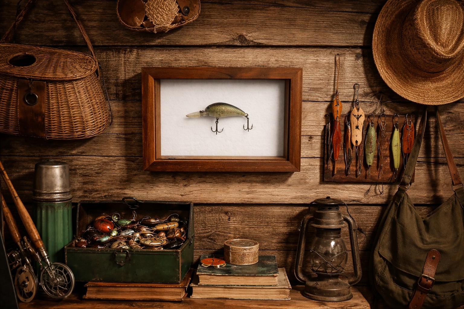 Antique Fishing Lure Display Ideas - Etsy