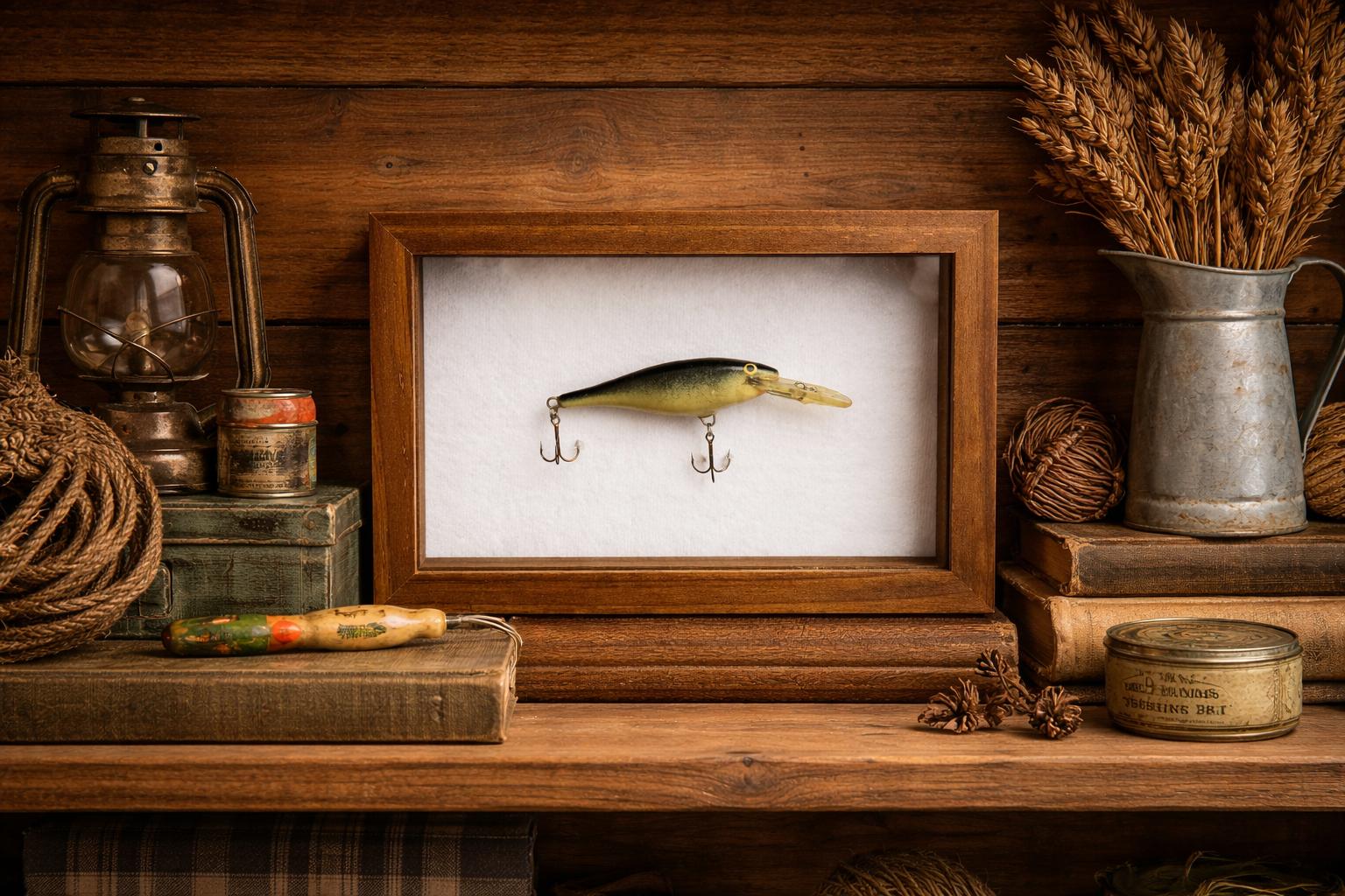 Antique Fishing Lure Display Ideas - Etsy