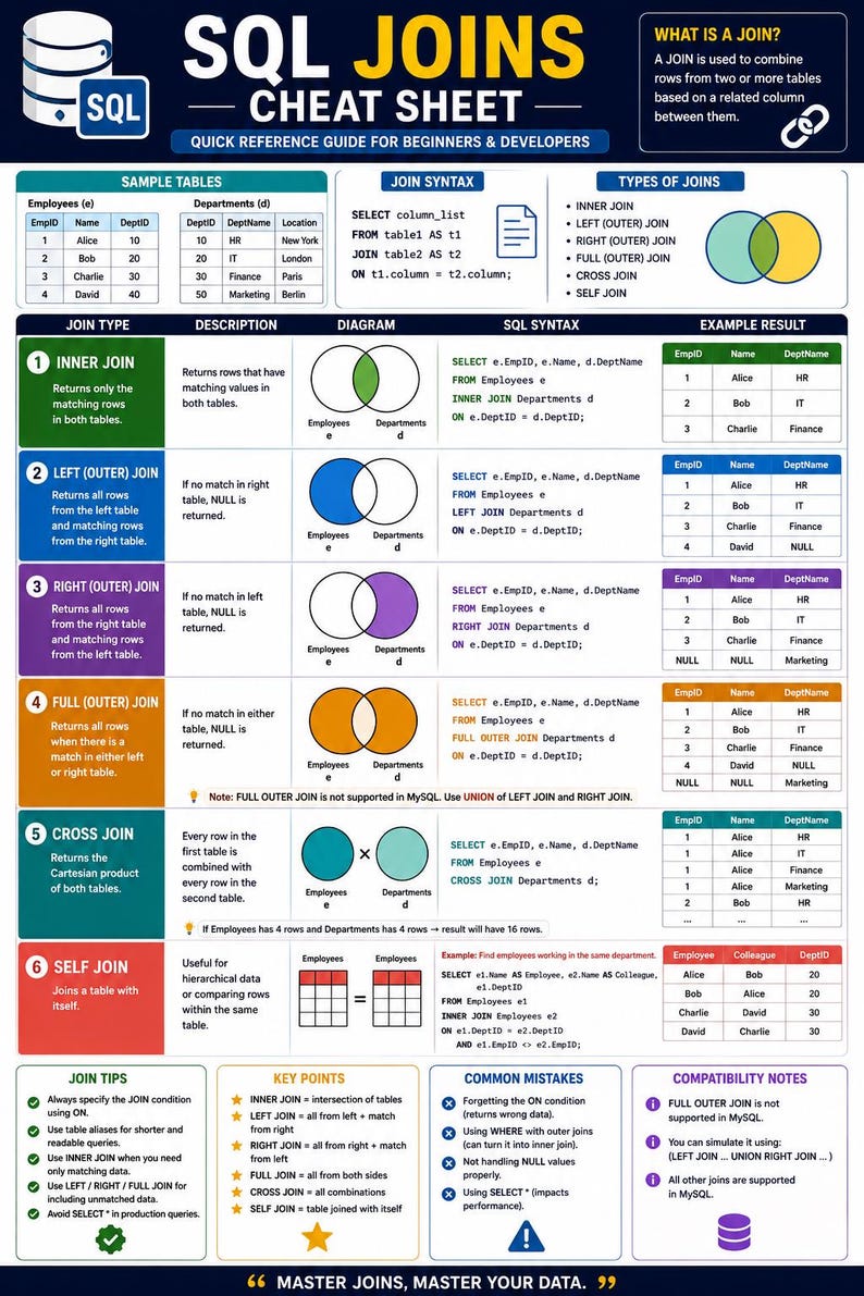 30 Coding Cheat Sheets Bundle: Programming Reference Posters (Digital Download) image 13