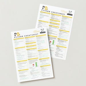 30 Coding Cheat Sheets Bundle: Programming Reference Posters (Digital Download) image 10