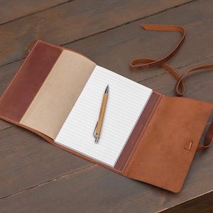 Funda de diario de cuero personalizada, Diario recargable personalizado, Funda de diario hecha a mano, Funda de cuaderno con monograma, Diario con envoltorio de cuero