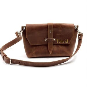 Petit sac à main à bandoulière en cuir, sac à bandoulière personnalisé, petit sac cartable à bandoulière, élégants sacs à main en cuir, petit sac pour femme