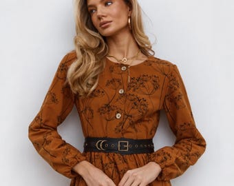 Leather wide belt for women, Waist cincher belt cute, Adjustable waist belt, Underbust waist belt, Stylish wide belt, Wide brown belt dress