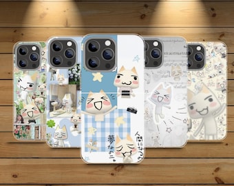 Custodia per telefono Toro Inoue – Custodia a forma di gatto giapponese per iPhone, Samsung e Pixel