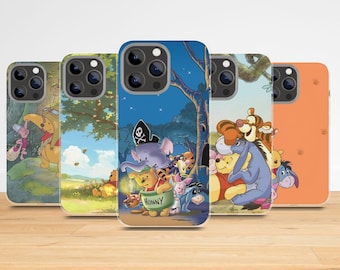 Custodia per telefono Winnie the Pooh, custodia protettiva di design con gancio