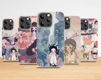 Custodia per telefono Aya Takano Art – Cover per telefono con gancio