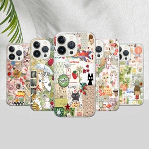 Funda para teléfono con tablero de estado de ánimo japonés, estética preppy y linda, para iPhone 16, 15, 14, 13, 12, 11 Pro Max, 8 Plus, X, Samsung Galaxy S24, S23, S22, S20 Ultra