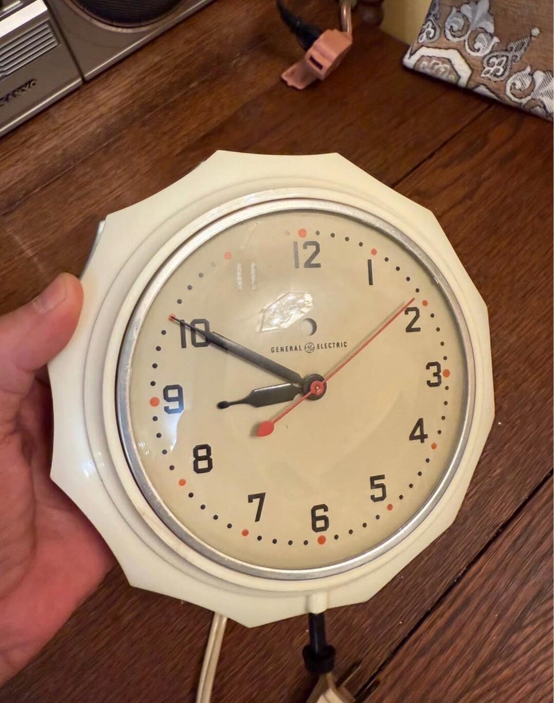 Vintage General Electric Retro Wall Clock 8’’x3’’. - Etsy