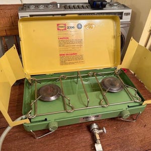 Poêle De Camping Vintage Primus N°8 - En Laiton, Rare, Non Testé, Occasion