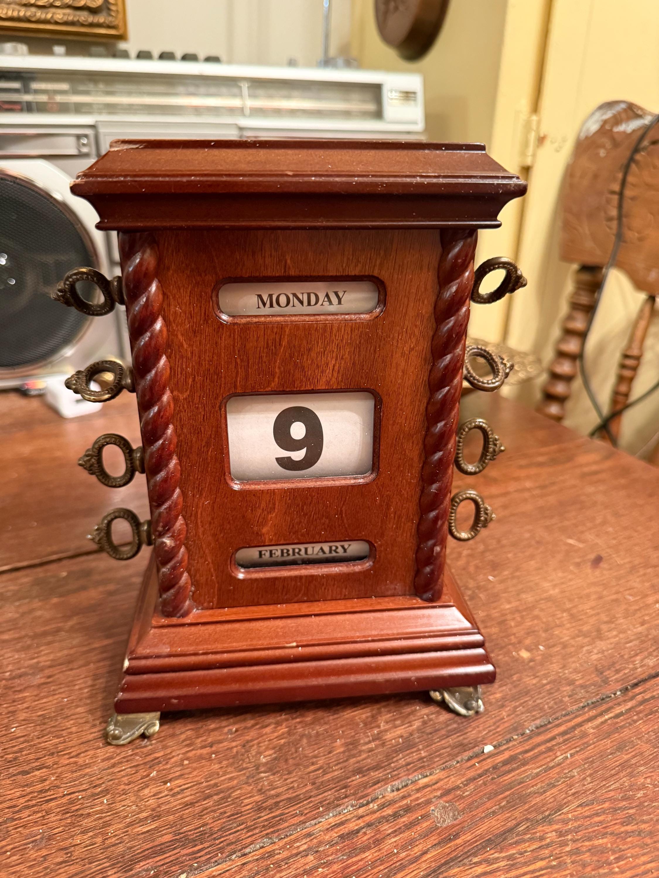 Antique perpetual calendar - Etsy 日本