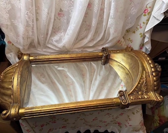 Vintage Japanese Red Lacquer Kyodai Mirror (25S-717) Detachable