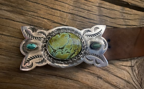 Detailed Matrix Native American Navajo Turquoise Sterling Silver Hand Wrought Ketoh Bracelet Detailed Matrix Native American Navajo Turquoise Sterling Silver Hand Wrought Ketoh Bracelet