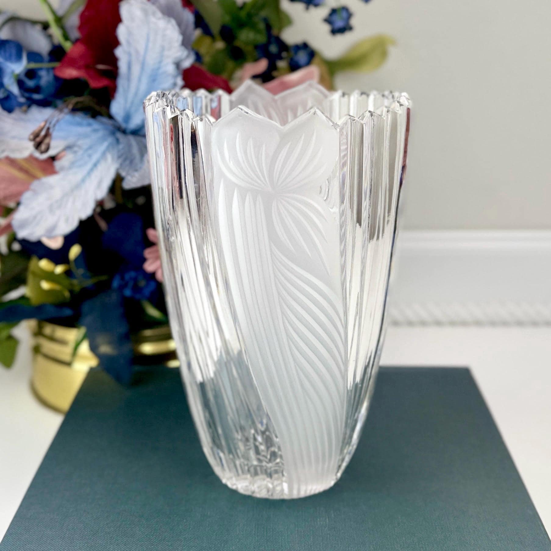 German Crystal Vase - Etsy