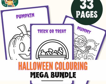Halloween Kleurplaten, Kinderen kleuren, kleurboek voor kinderen, Halloween Kleurplaten, Halloween-activiteiten, Halloween Kleurplaten, Kleurplaten kinderen