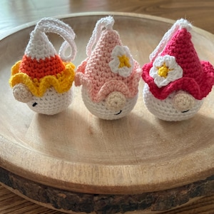 Gnom Schlüsselanhänger - Gehäkelte Amigurumi