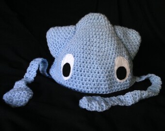 Crochet Squid Hat PATTERN