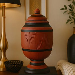 Handcrafted terracotta water fountain