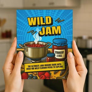 Wild Jam Kookboek + 6 maanden gratis toegang tot de app • Receptenboek voor het maken van jam • Paperback met digitale app