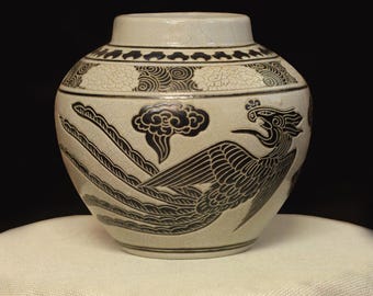 ビエンホア陶器の花瓶 ベトナム インドシナ 1930年 - Etsy 日本