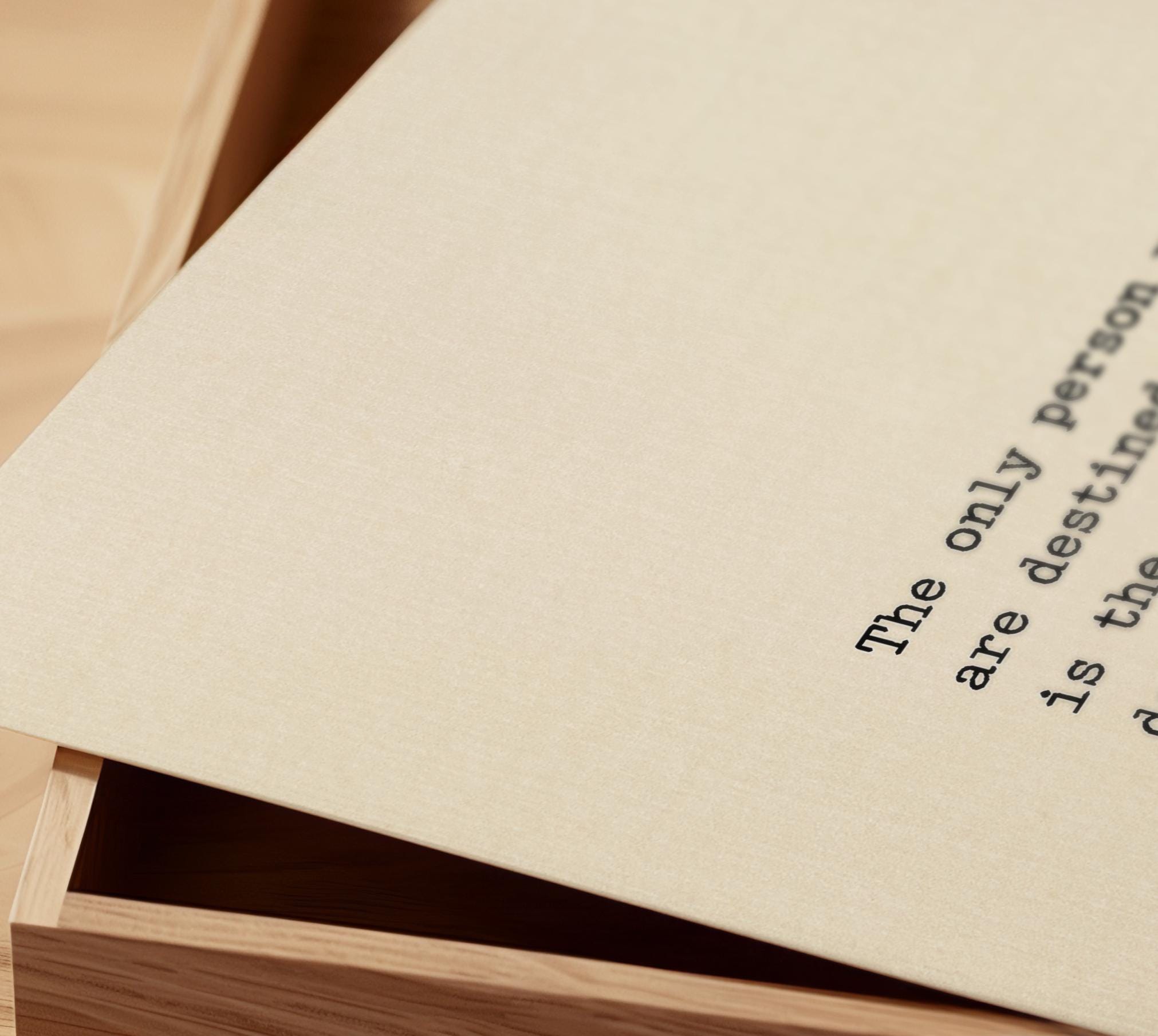 Ralph Waldo Emerson Quote Print: Typewriter Typography, Minimalist Wall ...