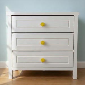 Sun Shaped Cabinet Handles: Children's Room Decor (Sold in Pairs)