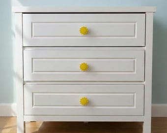 Sun Shaped Cabinet Handles: Children's Room Decor (Sold in Pairs)