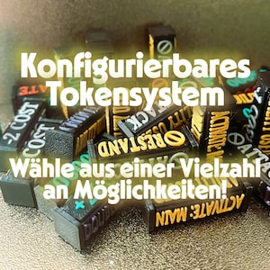 TCG Tokens nach Wunsch, Individualisierbare Tokens für z.b. One Piece, Pokemon, Digimon, Lorcana, Star Wars, Dragon Ball, MTG, Flesh & Blood
