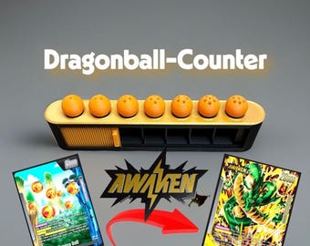 TCG Shenron Leader Dragonball Counter, Case with magnetic Dragonballs, FB07 Fusion World